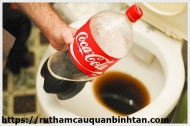 Cách thông cống bằng coca